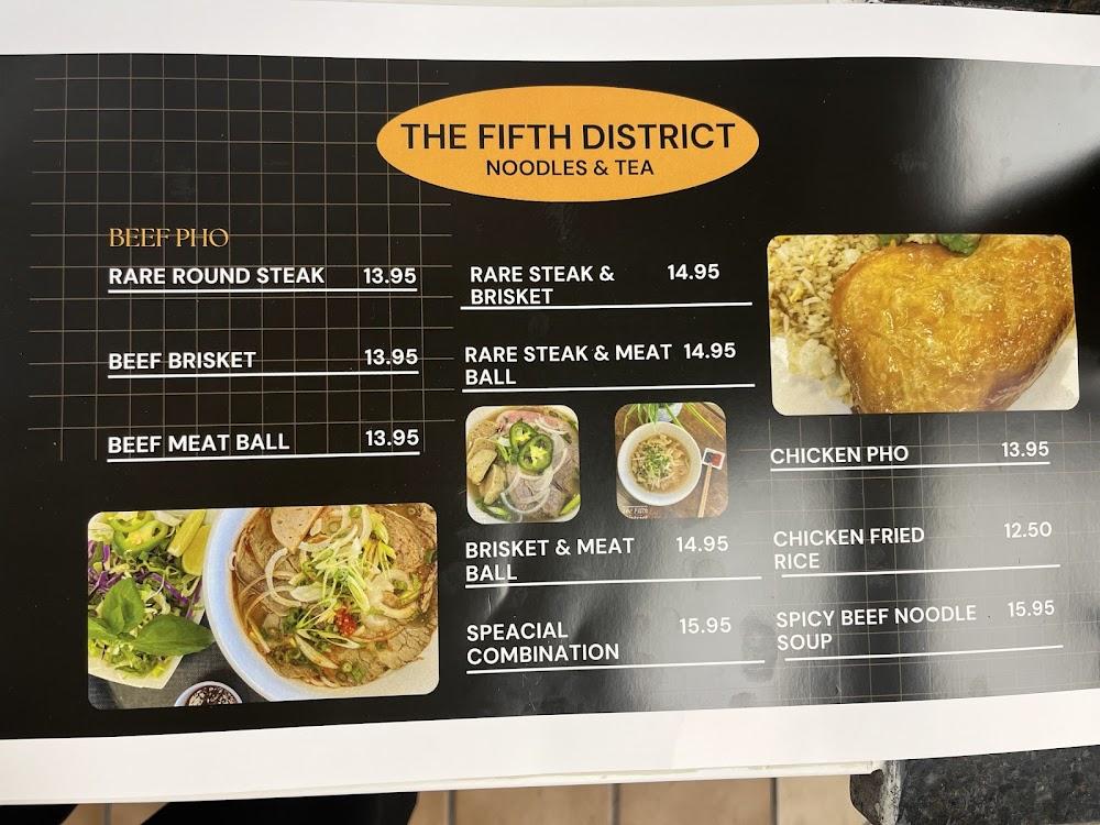 The Fifth District Menu image 4